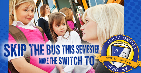 Skip the Bus this Semester. Make the Switch to AOA.