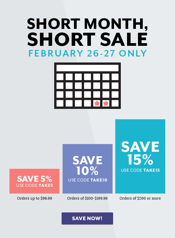 Short Sale, Short Month Sale!