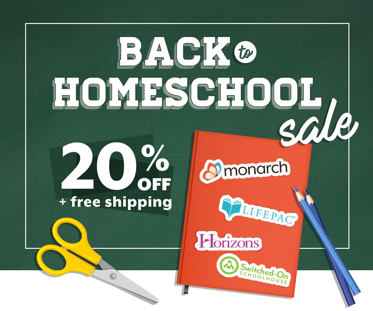 Back-to-Homeschool Sale | 20% off + Free Shipping