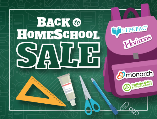 Back-to-Homeschool Sale