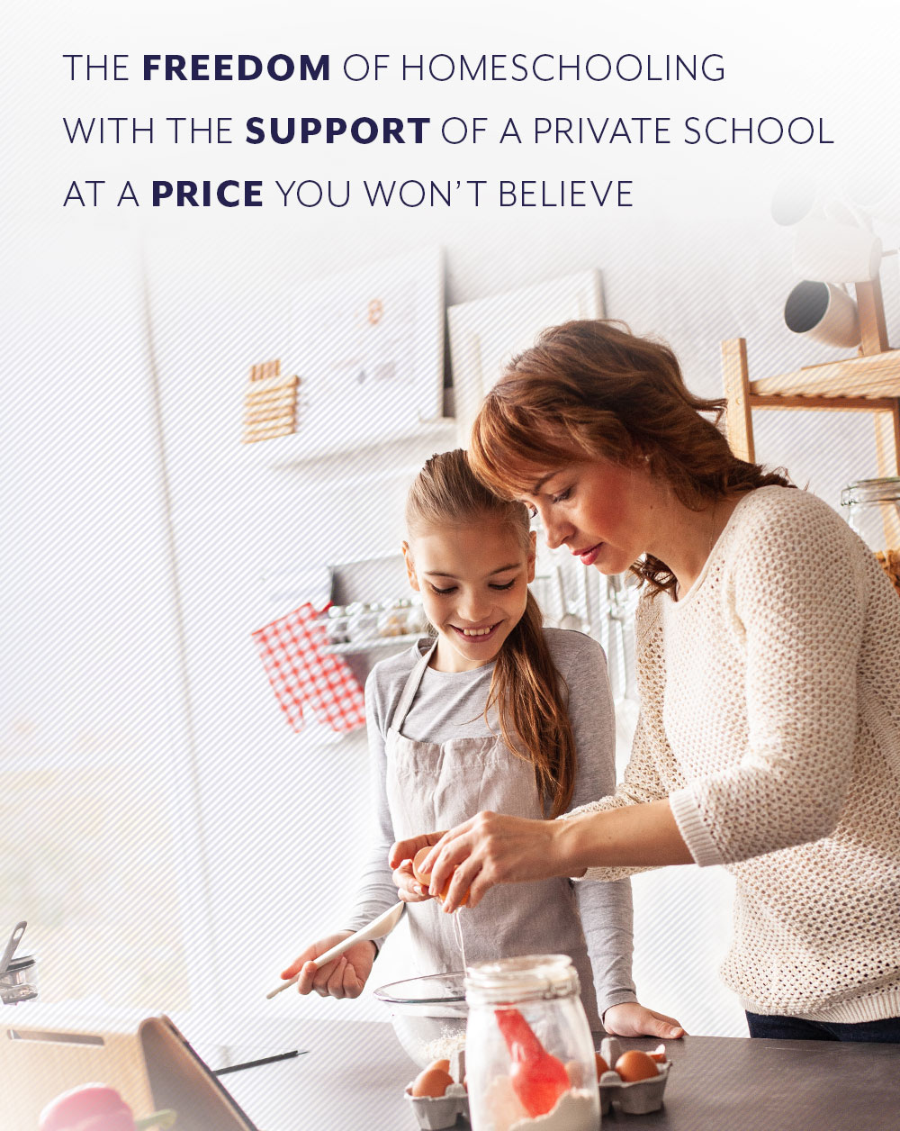 The Freedom of Homeschooling with the Support of a Private School at a Price You Won't Believe | $199/month