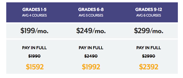 2017 AOA Enrollment Prices