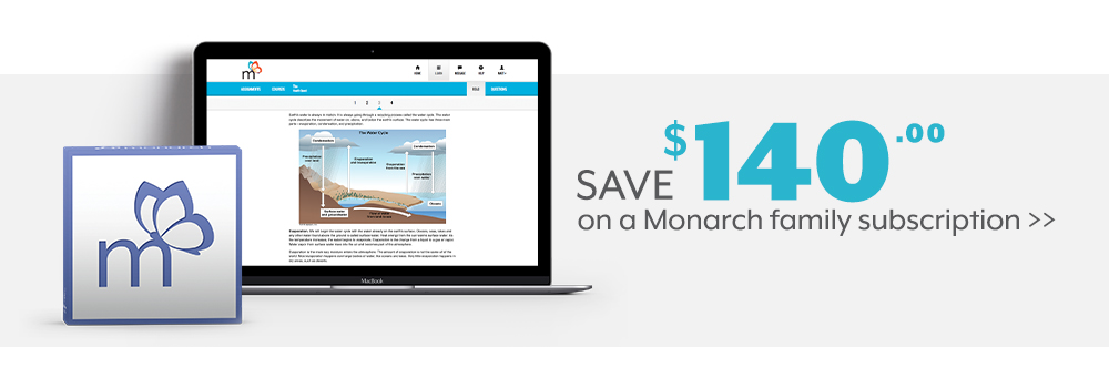 Save $140 on a Monarch family subscription