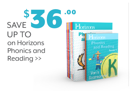 Save up to $36 on Horizons Phonics and Reading
