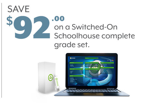 Save $92 on a Switched-On Schoolhouse Complete Grade Set