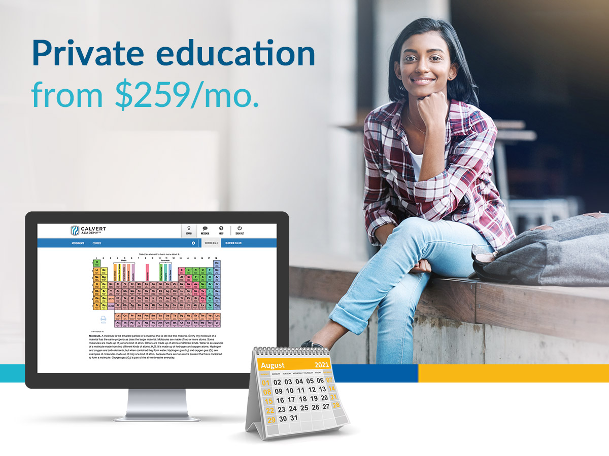 World-class, Private Education from $259/mo.